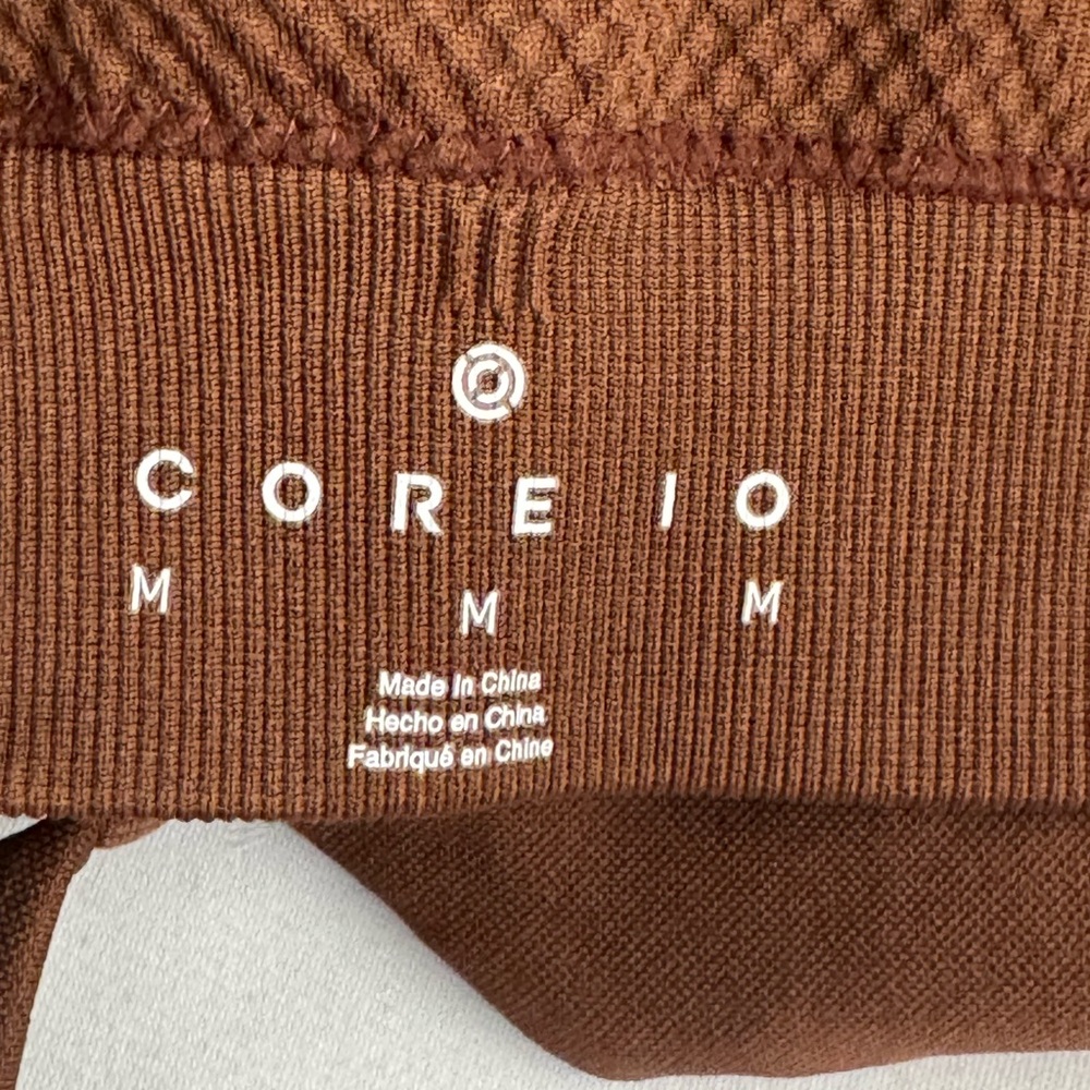 Core 10 Women's  Sports Bra Chocolate Brown Medium - Picture 5 of 6